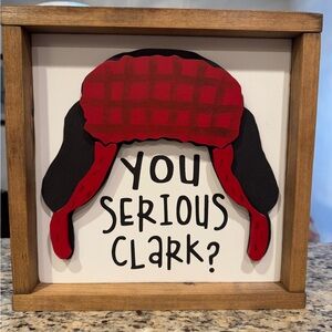 Hand Made Wood Frame, National Lampoon's Christmas Vacation Movie, Quote